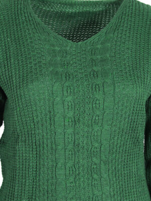 Дамски пуловер Жоси 7 зелено