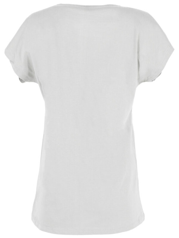 Дамска памучна тениска Катина знаме бяло