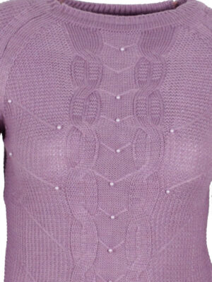 Дамски пуловер Жоси 3 лилаво