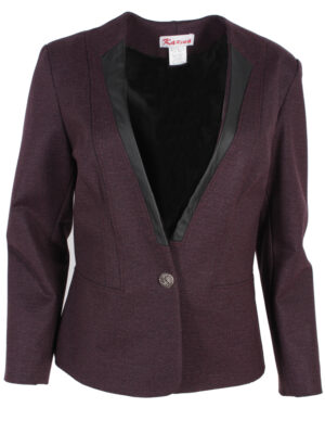 Дамско сако с 1 копче Вени бордо