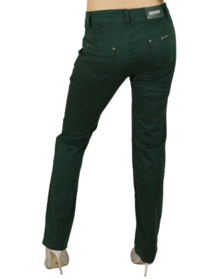 Дамски прав панталон зелено 30-36