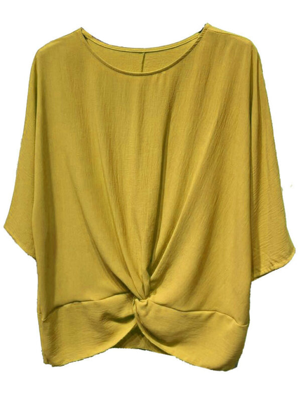 Дамска блуза Златина горчица