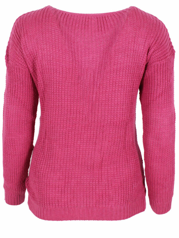 Дамски пуловер Жоси 8 цикламено