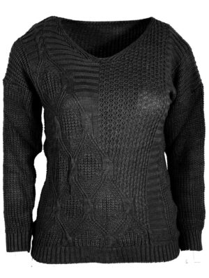 Дамски пуловер Жоси 8 графит