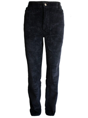 Дамски джинси ситно кадифе голяма номерация 29-44 черно