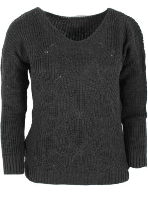 Дамски пуловер Жоси 9 графит