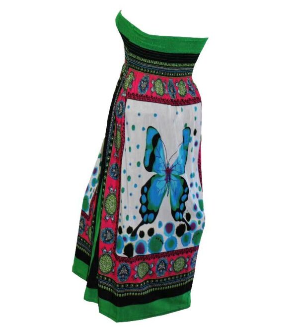 Дамска рокля-пола ластици Пепа цикламено