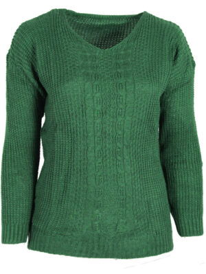 Дамски пуловер Жоси 7 зелено