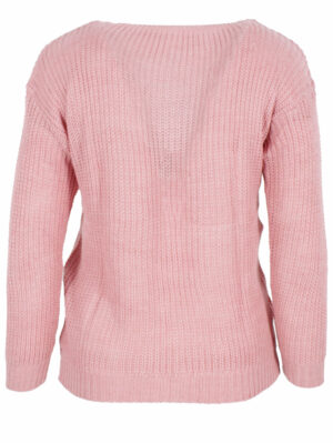Дамси пуловер Жоси 11 розово