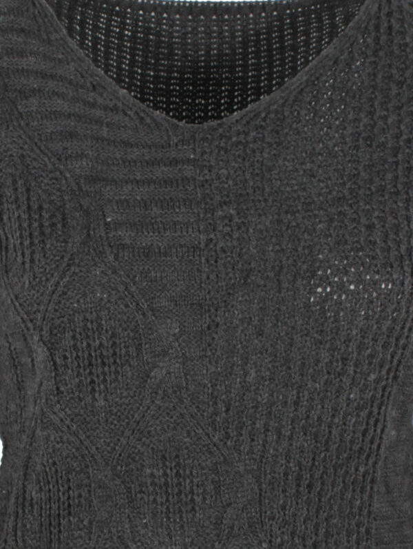 Дамси пуловер Жоси 8 антрацит